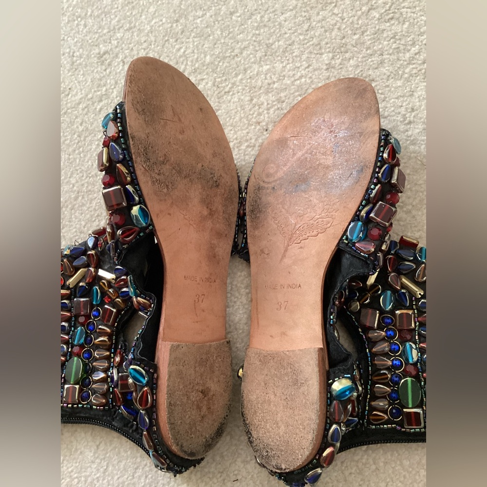 Free People Diamonte Gem Sandal Gladiator Festival Vacation - Picture 4 of 6